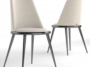 Aurora Imbottita Chair By Cantori 3D Model