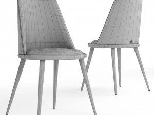 Aurora Imbottita Chair By Cantori 3D Model
