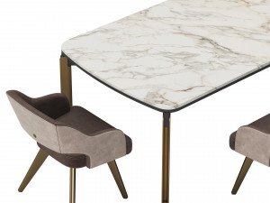 Mirage 36 Dining Set By Cantori Model 3D