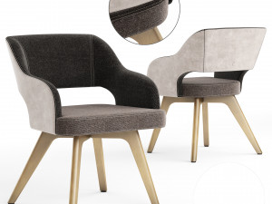 Adria Chair By Cantori 3D 模型