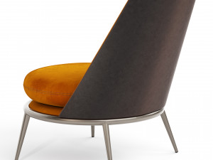 Aurora Armchair By Cantori 3D-Modell
