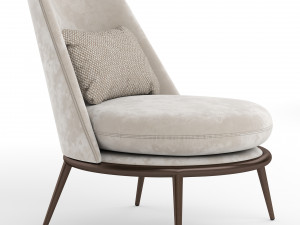 Aurora Armchair By Cantori 3D-Modell
