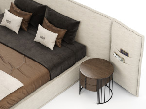 Pimlico Bed By Gianfranco Ferre Home 3D Модель