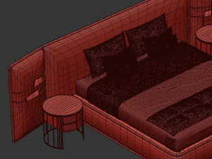 Cama Pimlico By Gianfranco Ferre Home Modelo 3D