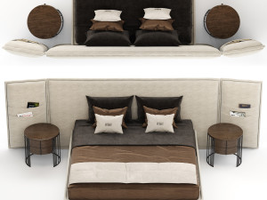 Pimlico Bed By Gianfranco Ferre Home 3D Модель