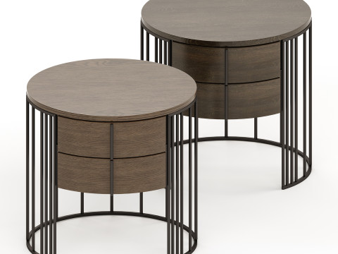 Doppler Drawer Unit-Night Table By Ferre Home 3D Модель