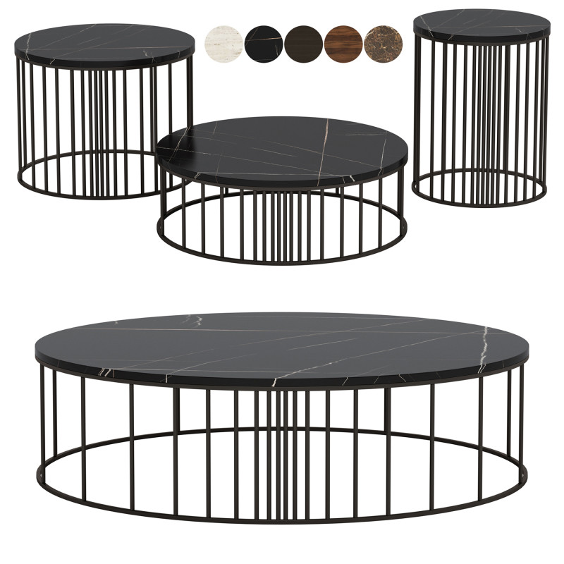 Doppler Low Tables By Gianfranco Ferre Home Model 3D .c4d .max .obj .3ds .fbx .stl .blend 