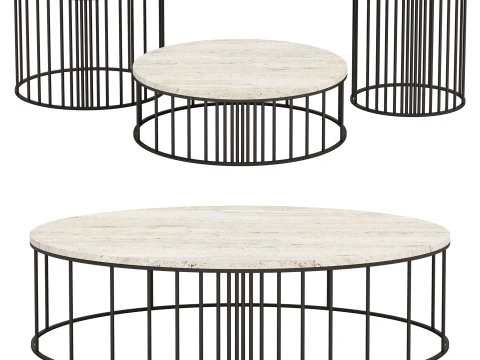 Doppler Low Tables By Gianfranco Ferre Home 3D Model