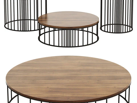 Doppler Low Tables By Gianfranco Ferre Home 3D Model