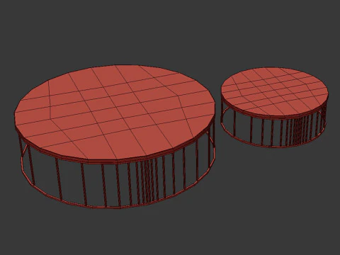 Doppler Low Tables By Gianfranco Ferre Home 3D Model
