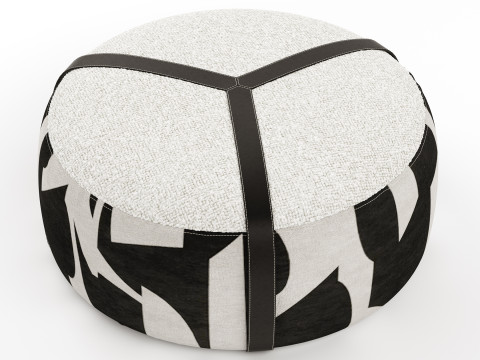 Brooklyn Pouf By Gianfranco Ferre Home 3D मॉडल