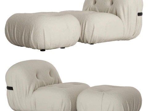 Poltrona Brompton di Ferre Home Modello 3D