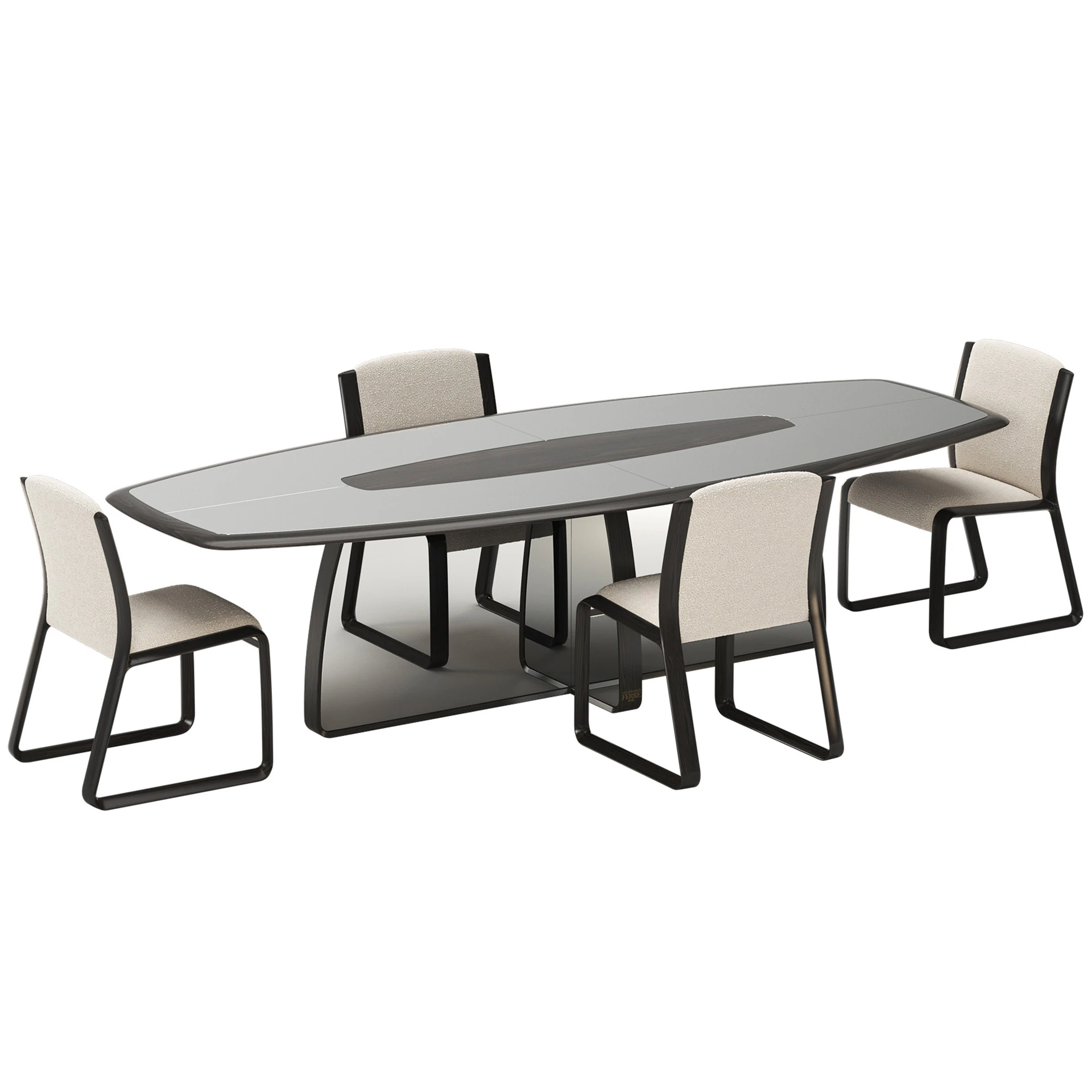 Wynwood Dining Set By Ferre Home 3D Model .c4d .max .obj .3ds .fbx .stl .blend 