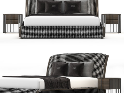 Wynwood Bed Alternate Color By Ferre 3Dモデル