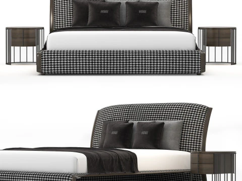 Wynwood bed in alternatieve kleur van Ferre 3D Model