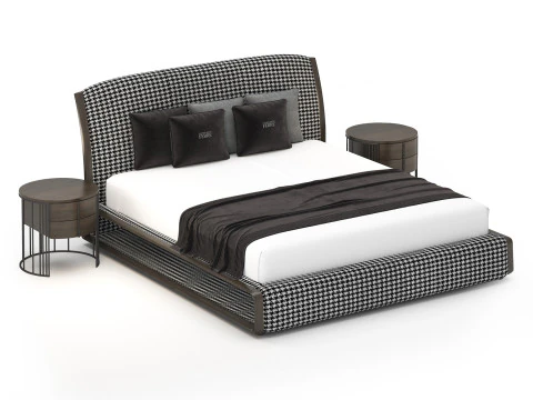 Letto Wynwood Colore alternativo di Ferre Modello 3D
