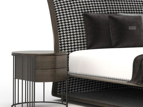 Letto Wynwood Colore alternativo di Ferre Modello 3D