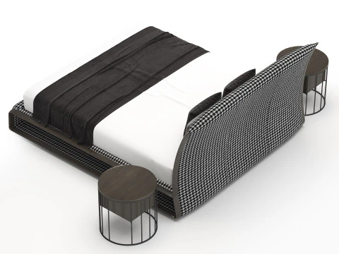 Letto Wynwood Colore alternativo di Ferre Modello 3D