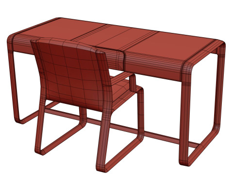 Scrivania Wynwood di Ferre Home Modello 3D