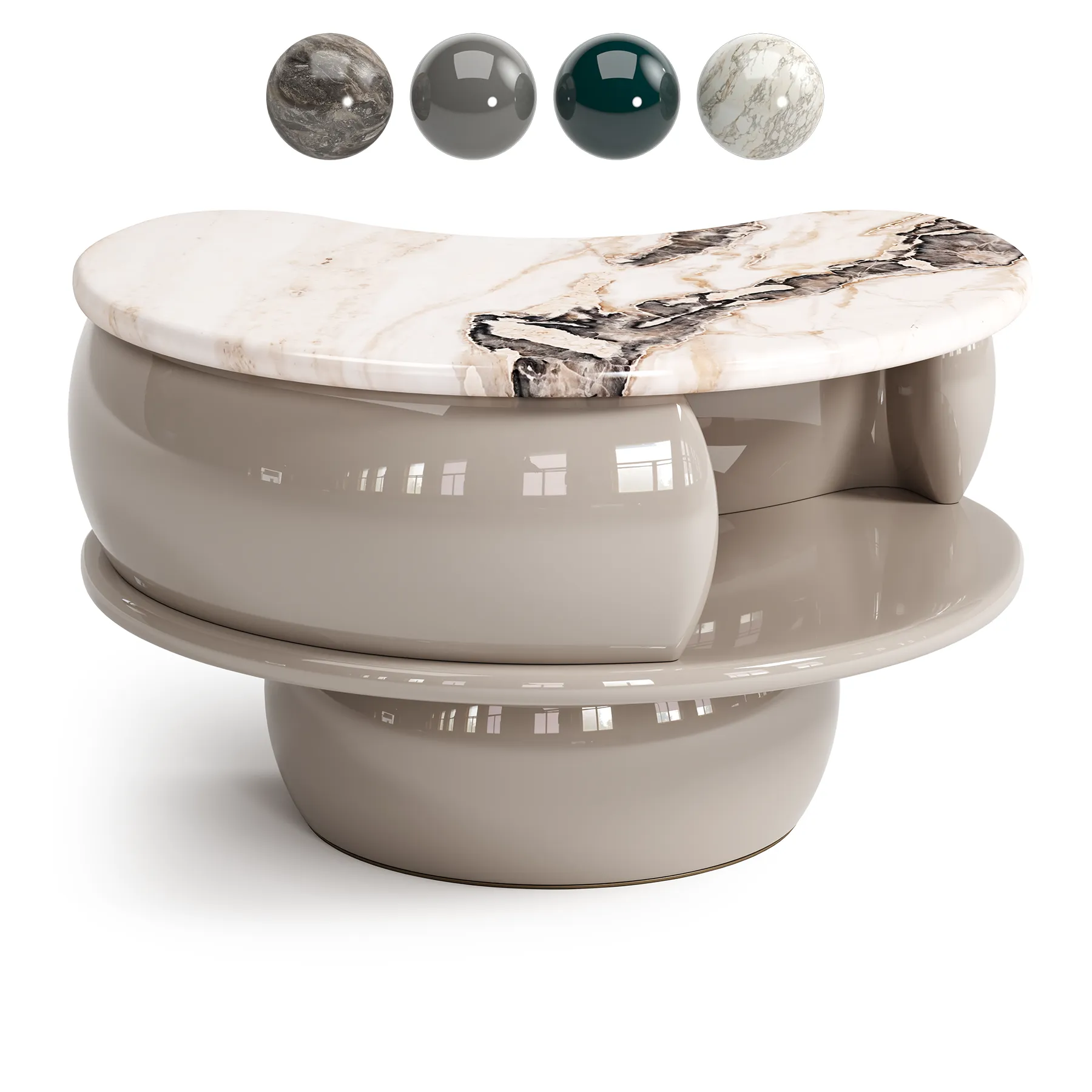 Snap Night Table By Hessentia 3D Model .c4d .max .obj .3ds .fbx .stl .blend