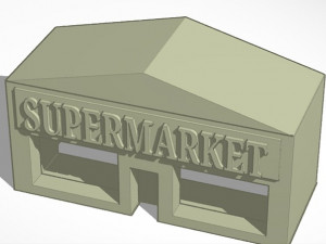 supermarket 3D मॉडल