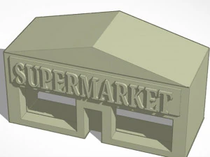 супермаркет 3D Модель