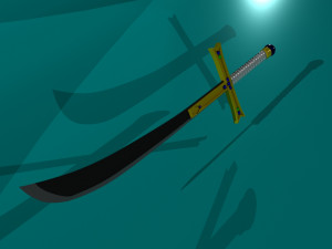 black sword yoru 3D Model