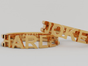 joker and harley ring 3Dプリントモデル
