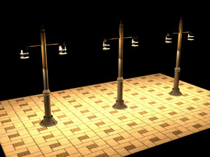 park lamp 3D Модель