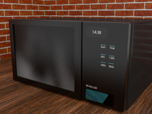 microwave Model 3D