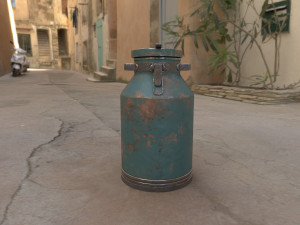 milkmans can 3D Model