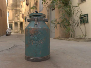 milkmans can 3D Model