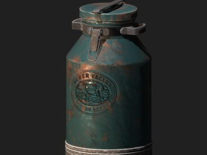 milkmans can 3D Model