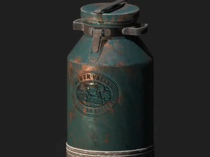 milkmans can 3D Model