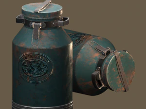 milkmans can 3D Model