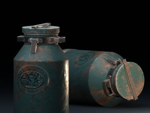 milkmans can 3D Model