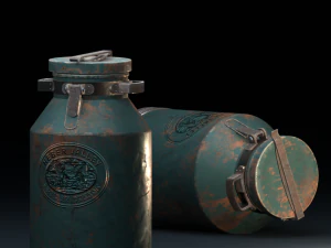 milkmans can 3D Model