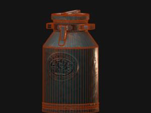 milkmans can 3D Model