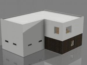 house with garage 3D Model