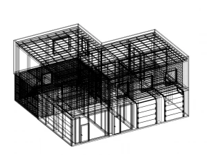 house with garage 3D Model