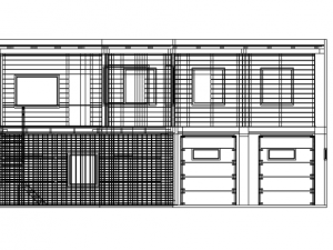 house with garage Modèle 3D