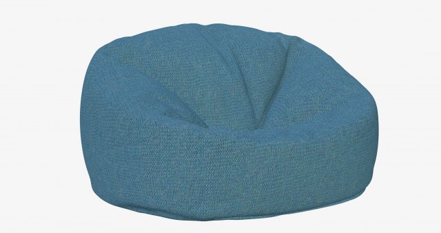 bean bag Model 3D .c4d .max .obj .3ds .fbx .stl .blend 