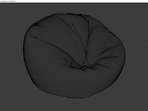 bean bag Model 3D