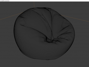 bean bag Model 3D