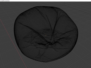 bean bag Model 3D