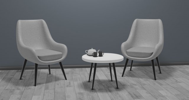 modern chair Model 3D .c4d .max .obj .3ds .fbx .stl .blend 