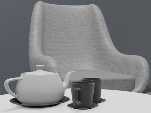 modern chair Model 3D
