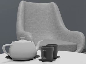 cadeira moderna Modelo 3D