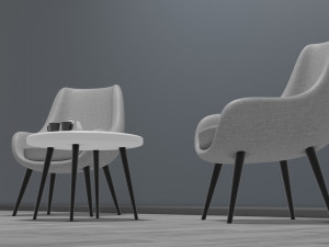 modern chair Model 3D
