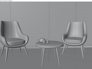 modern chair Model 3D